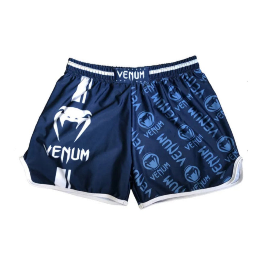 Venum professional boxing short | מכנס אגרוף ונום כחול לבן