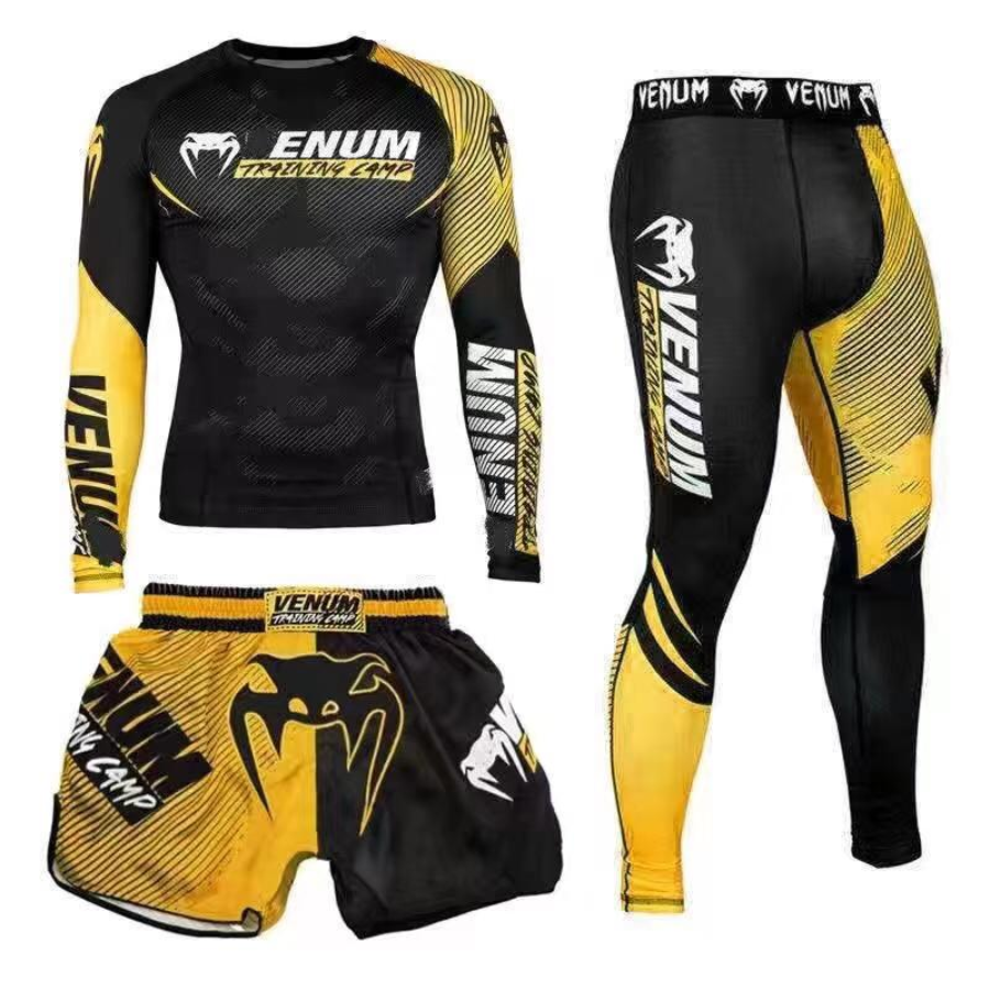 venum professional yellow viper triple set | סט ונום משולש מקצועי מקצועי וייפר צהוב