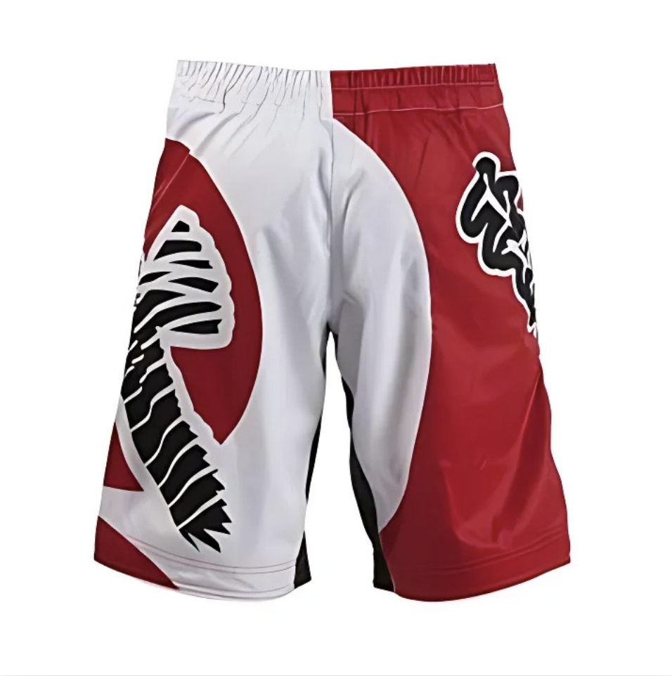 HAYABUSA professional MMA shorts | מכנסי היאבוסה אדום ולבן