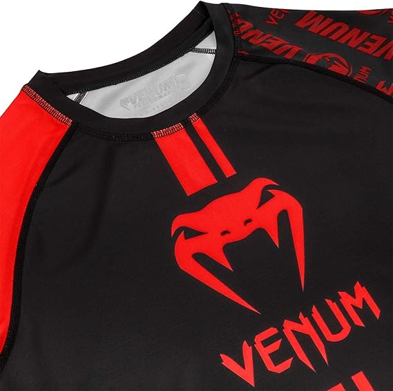 Venum professional rushguard MMA shirt | Venum Rushguard shirt red and black