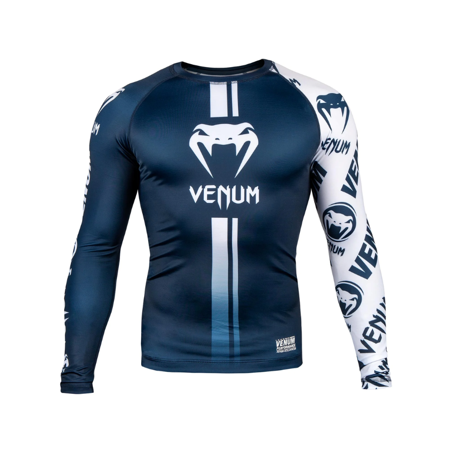Venum professional israel long rushguard MMA | חולצת ונום ראשגארד ארוכה צבעי ישראל