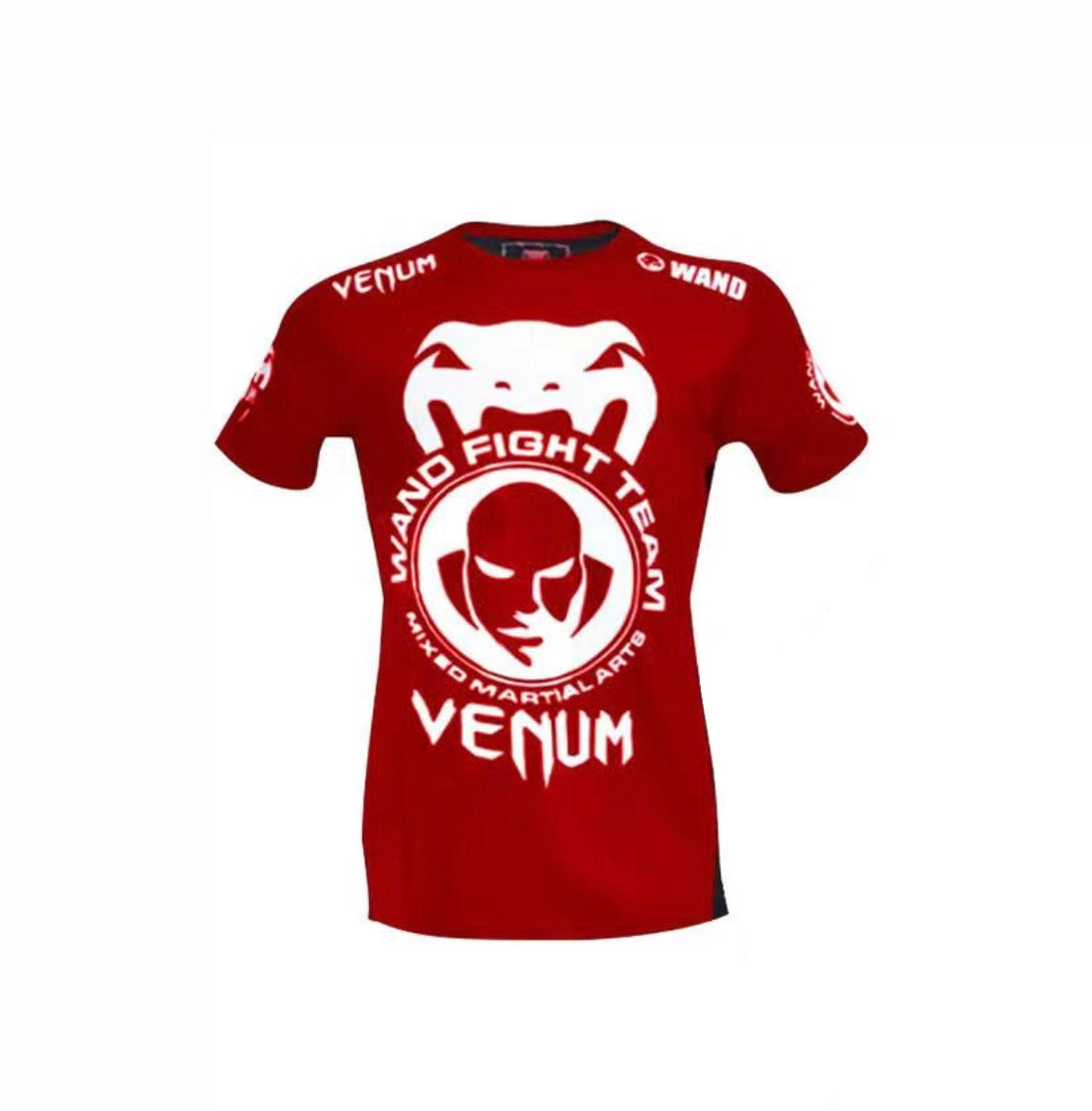 Venum red wand Rushguard MMA shirt | חולצת ונום ראשגארד וואנד אדום