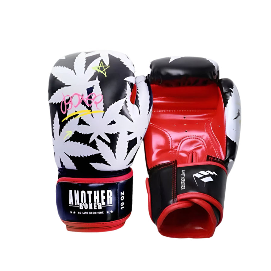 Another boxer professional cannabis leafs boxing gloves | כפפות אגרוף מקצועיות בעיצוב עלי קנאביס
