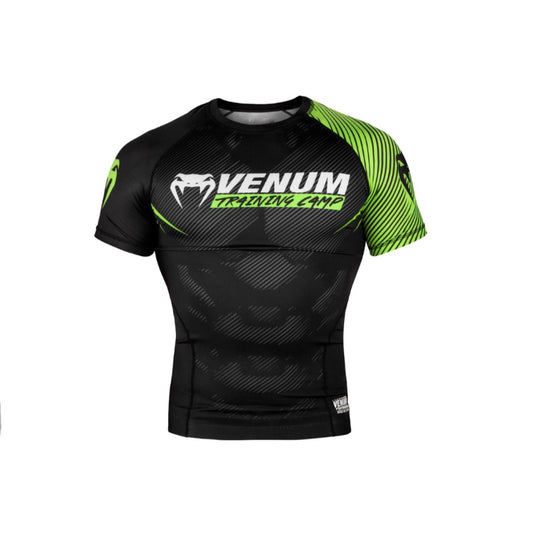 Venum professional green viper rushguard MMA shirt | חולצת ונום ראשגארד וייפר ירוק