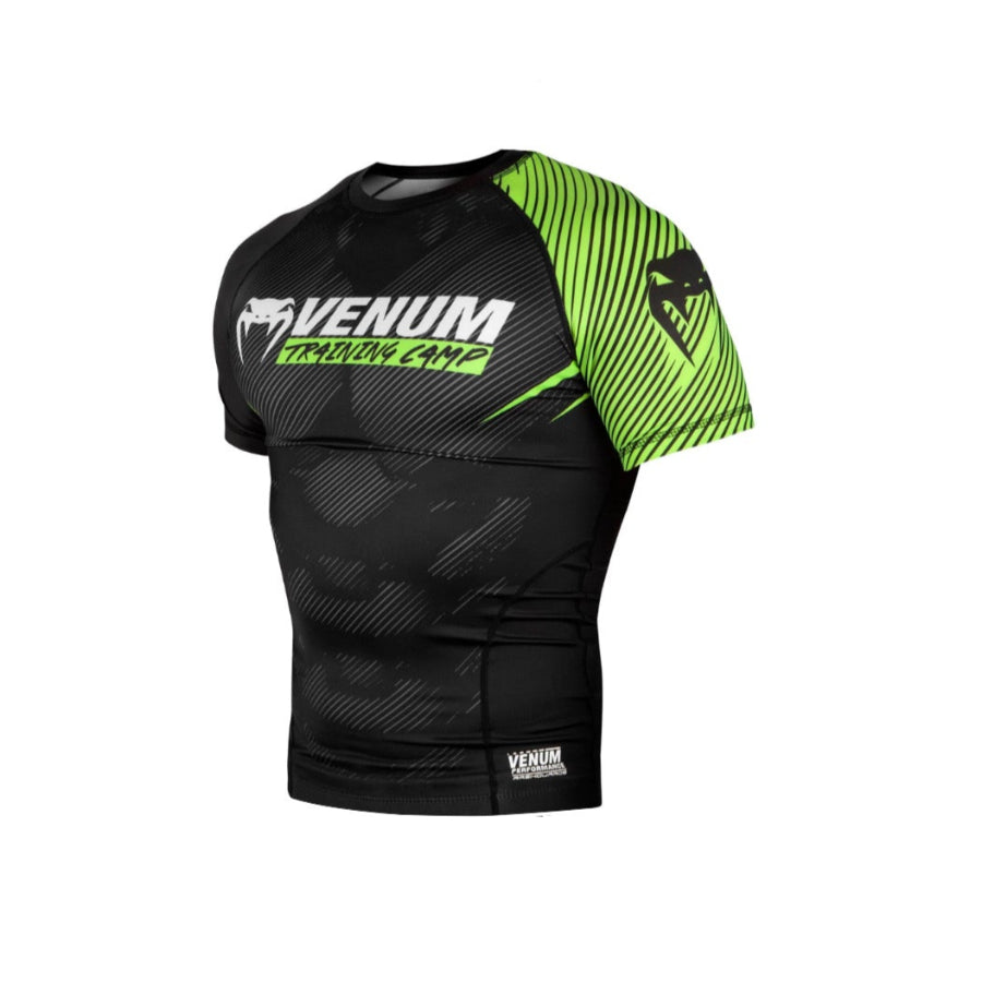 Venum professional green viper rushguard MMA shirt | חולצת ונום ראשגארד וייפר ירוק