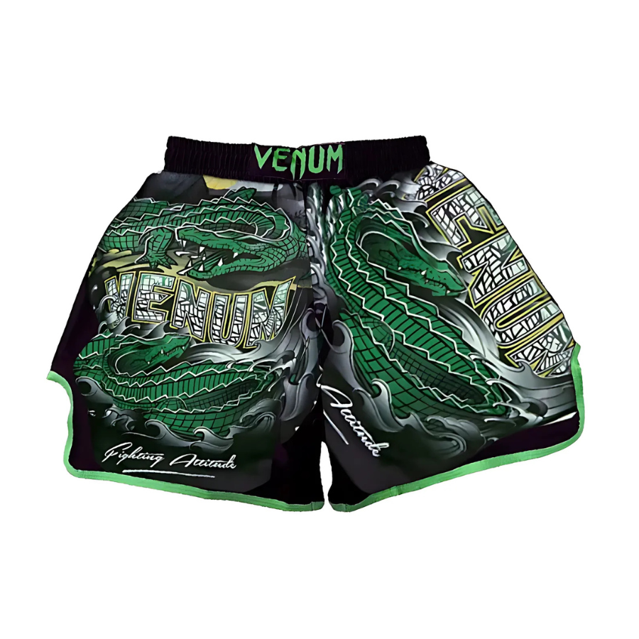 Venum Crocodile MMA shorts | מכנסי ונום מקצועיים בעיצוב קרוקודיל