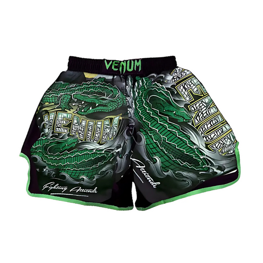 Venum Crocodile MMA shorts | מכנסי ונום מקצועיים בעיצוב קרוקודיל