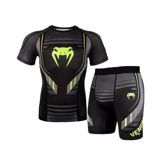 venum professional electric nogi set | סט ונום נוגי מקצועי עיצוב ירוק אלקטריק