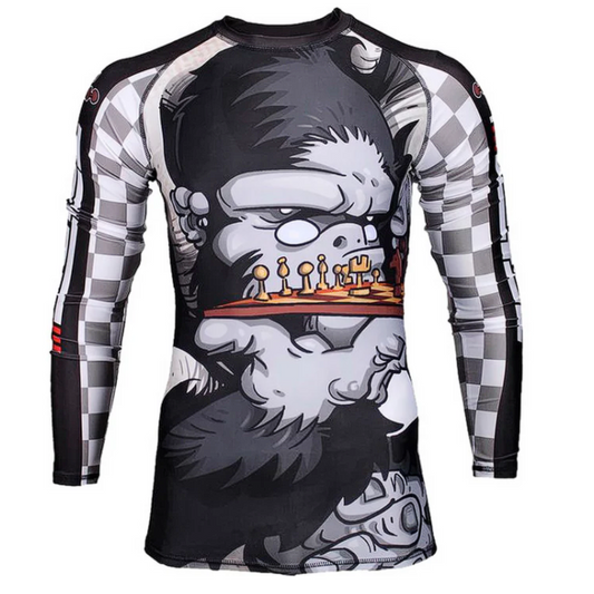 Tatami professional long gorilla rushguard | חולצת ראשגארד ארוכה טאטאמי בעיצוב גורילה