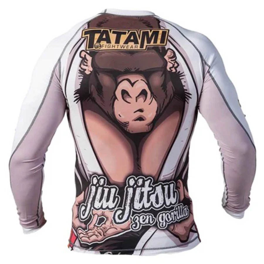 Tatami professional long monkey rushguard | חולצת ראשגארד ארוכה טאטאמי בעיצוב קוף