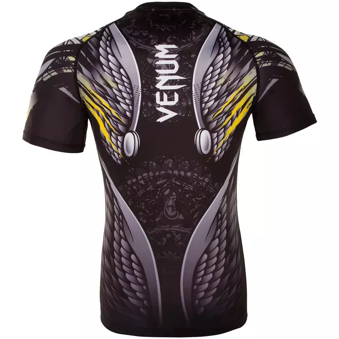 Venum professional red viking MMA Rushguard | חולצת ונום ראשגארד בעיצוב ויקינג צהוב