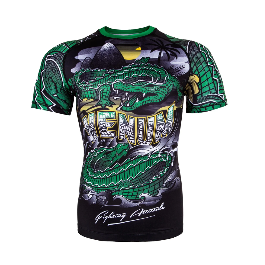 Venum professional Rushguard MMA Crocodile Shirt | חולצת ונום מקצועית עיצוב קרוקודיל
