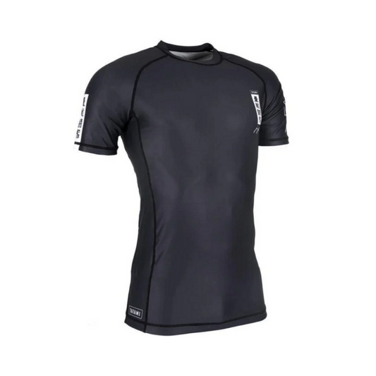Tatami professional rushguard MMA shirt | חולצת ראשגארד טאטאמי גלים שחורים