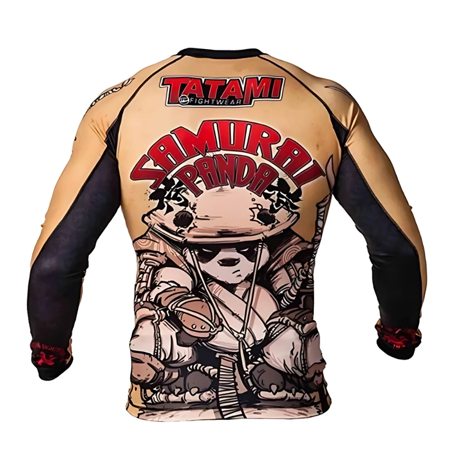 Tatami professional long panda rushguard | חולצת ראשגארד ארוכה טאטאמי בעיצוב פנדה